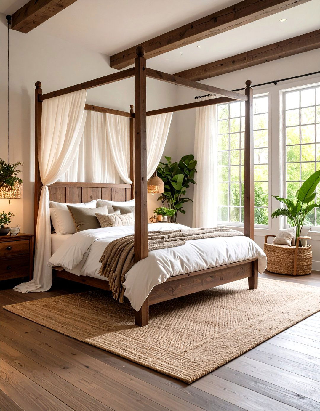 A Canopy Bed for a Touch of Drama - 30 pottery barn bedroom ideas