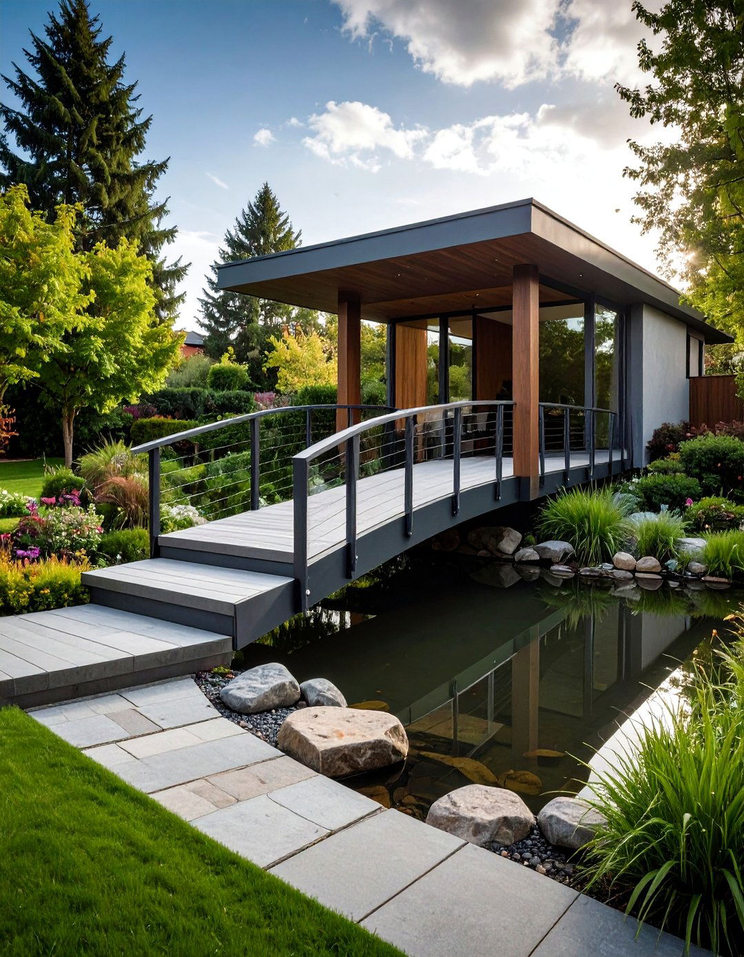 30 Stunning Garden Bridge Ideas for Your Water Feature