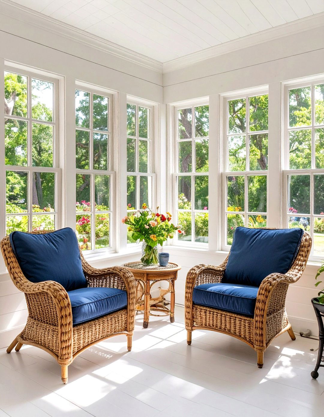A Cape Cod Style Sunroom - 30 colonial interior design ideas