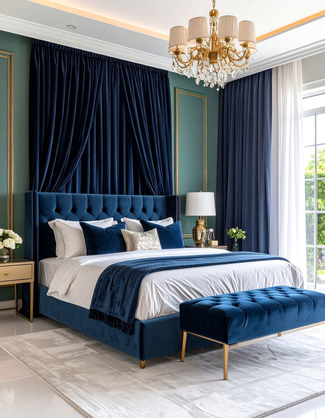A Ceiling to Floor Curtain Wall - 30 wall decor ideas