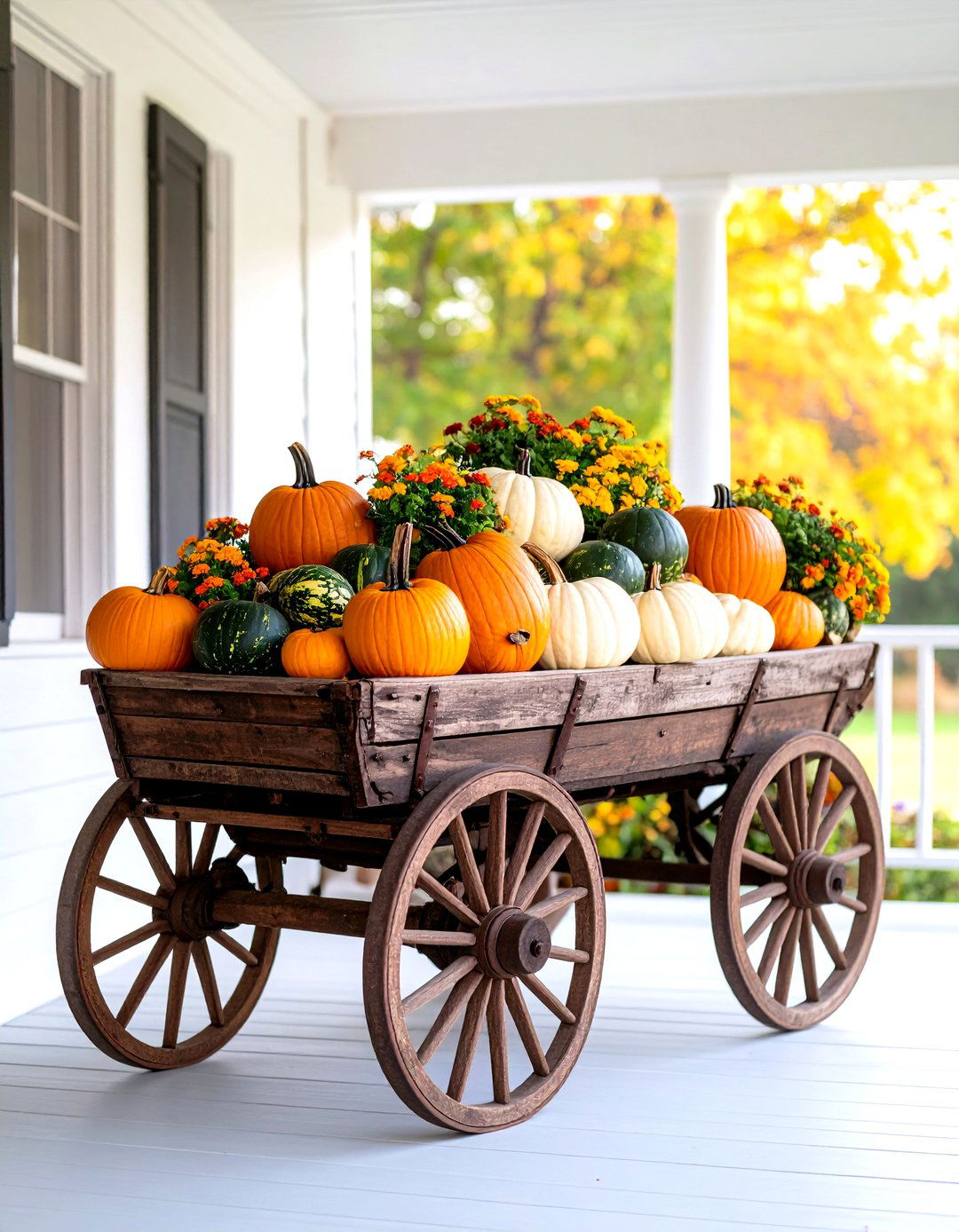 A Celebration of Gourds - 30 fall porch decor ideas