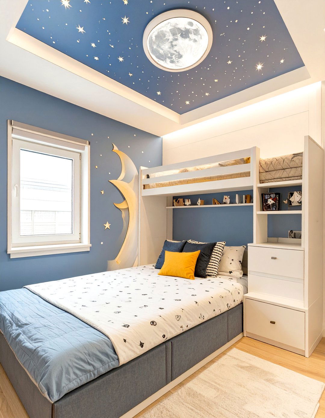 A Celestial Dream Dorm Room - 30 dorm room decorating ideas