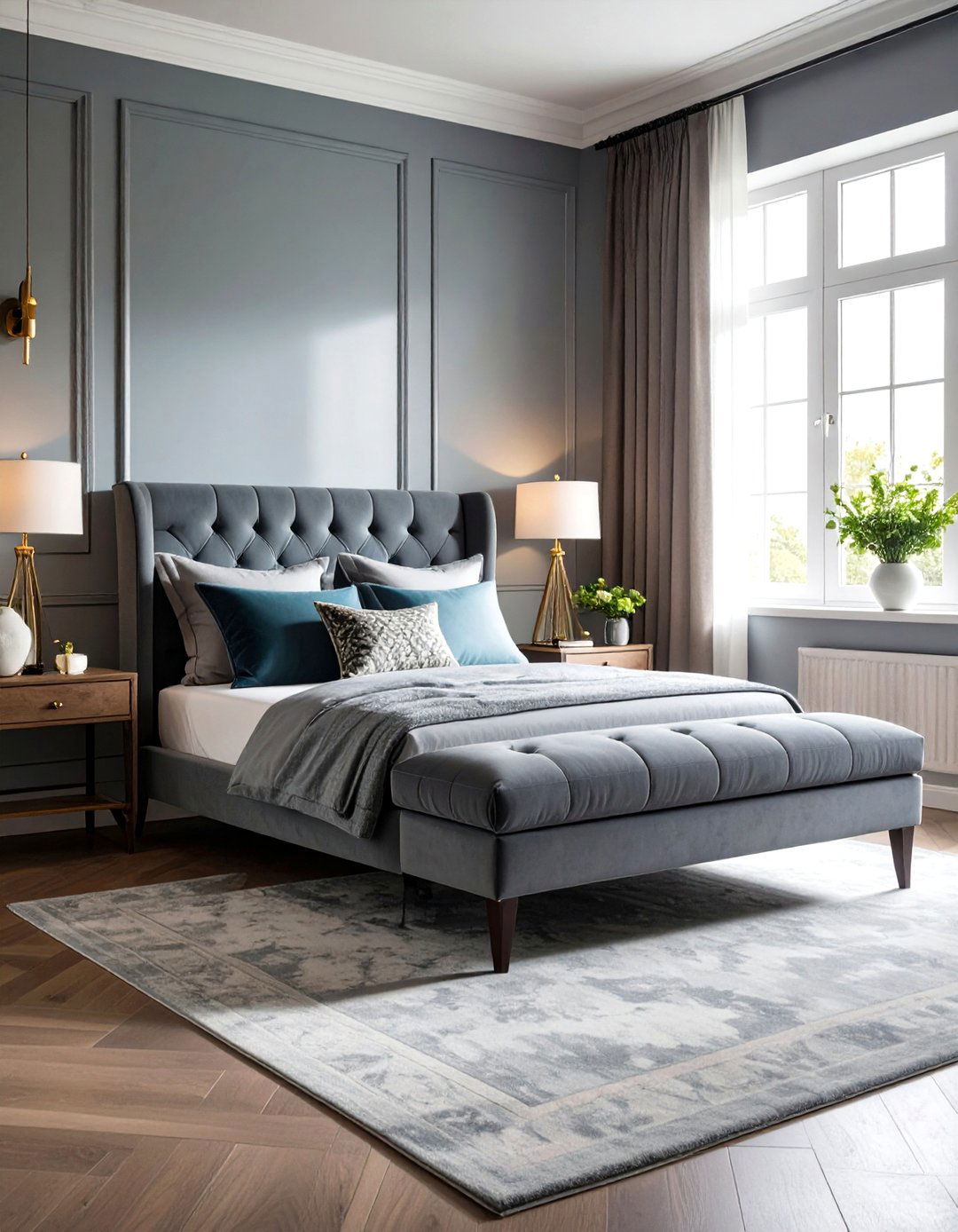 A Chaise Lounge for Elegant Relaxation - 30 romantic bedroom ideas