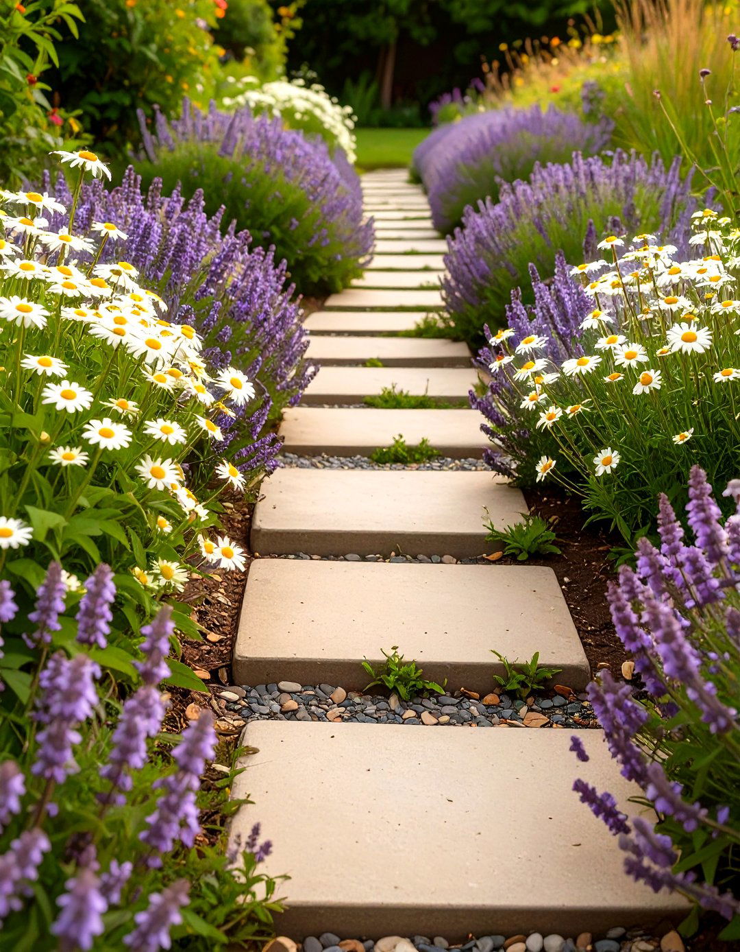 A Charming Cottage Garden Path - 30 curb appeal front yard landscaping ideas on a budget