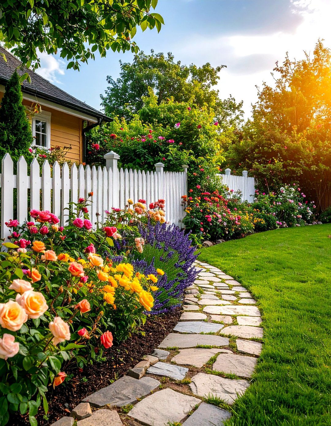 A Charming Cottage Garden - 30 easy landscaping ideas