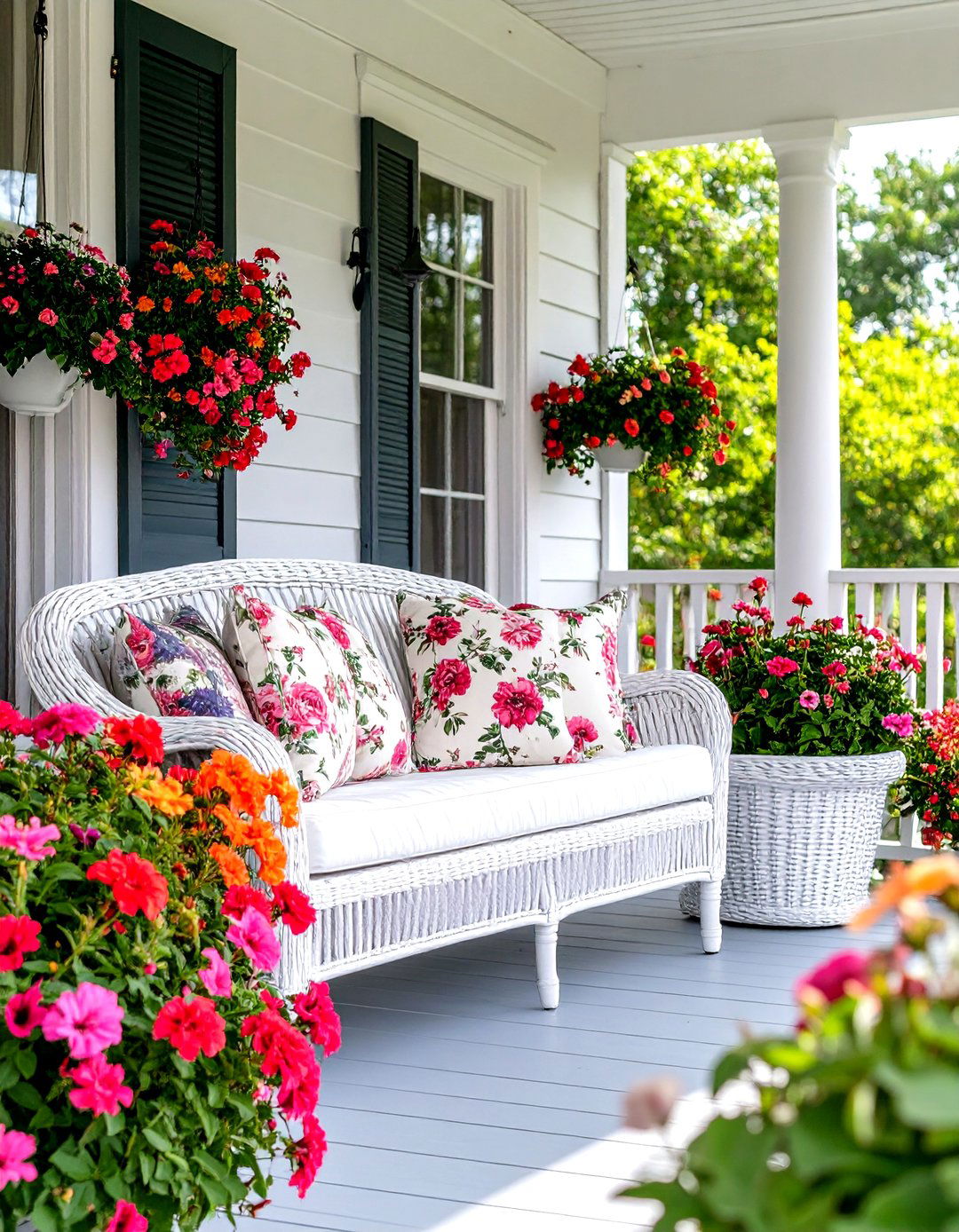 30 Cozy Front Porch Bench Ideas for Your Entryway - We Love Home Blog