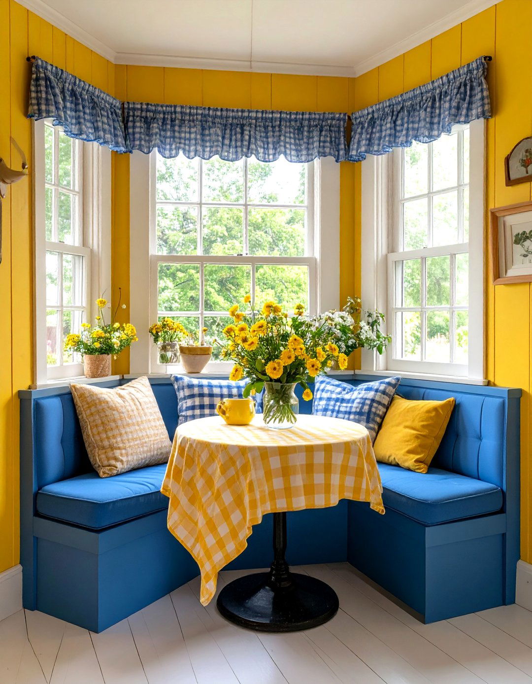 A Cheerful Breakfast Nook Design - 30 1940s interior design ideas