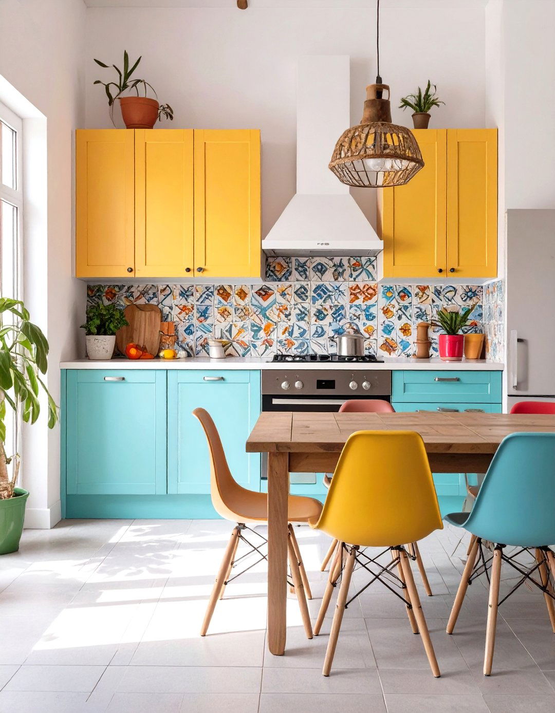 A Cheerful Fiesta Inspired Kitchen - 30 mexican interior design ideas