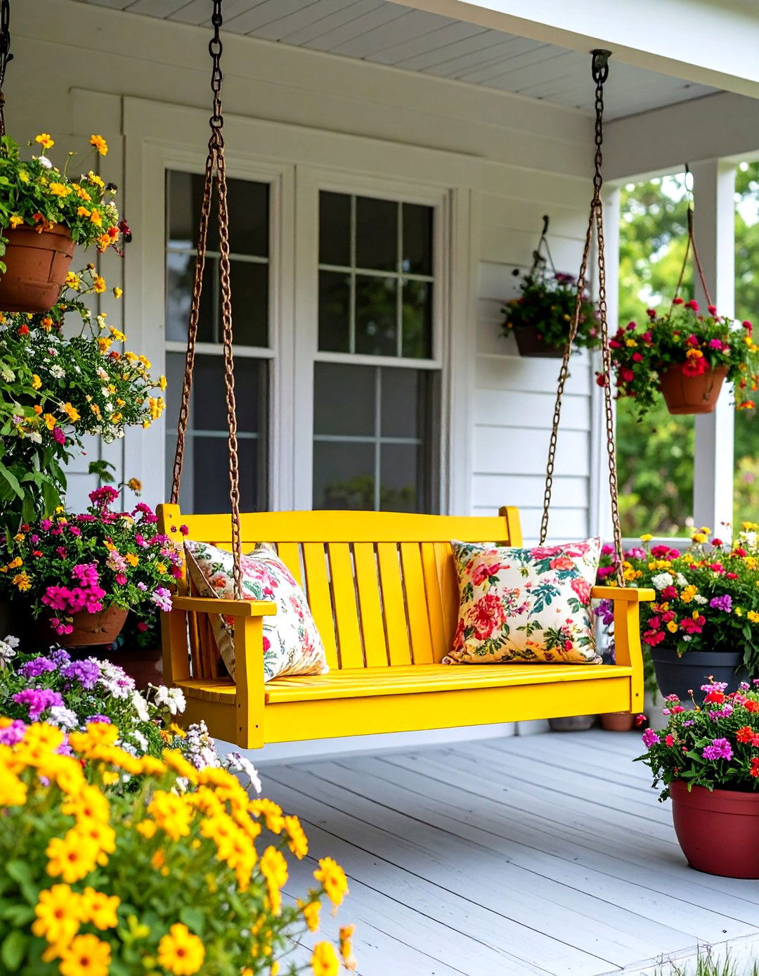 30 Front Porch Swing Ideas for a Relaxing Outdoor Space