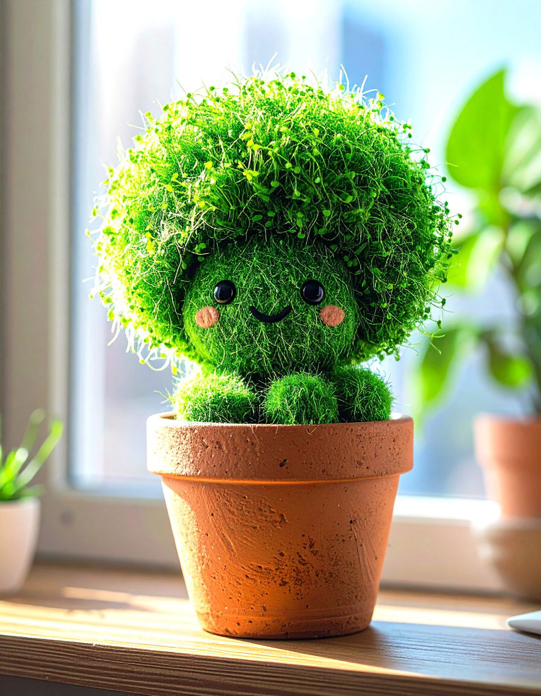 A Chia Pet of a Famous Character - 30 office white elephant gift ideas