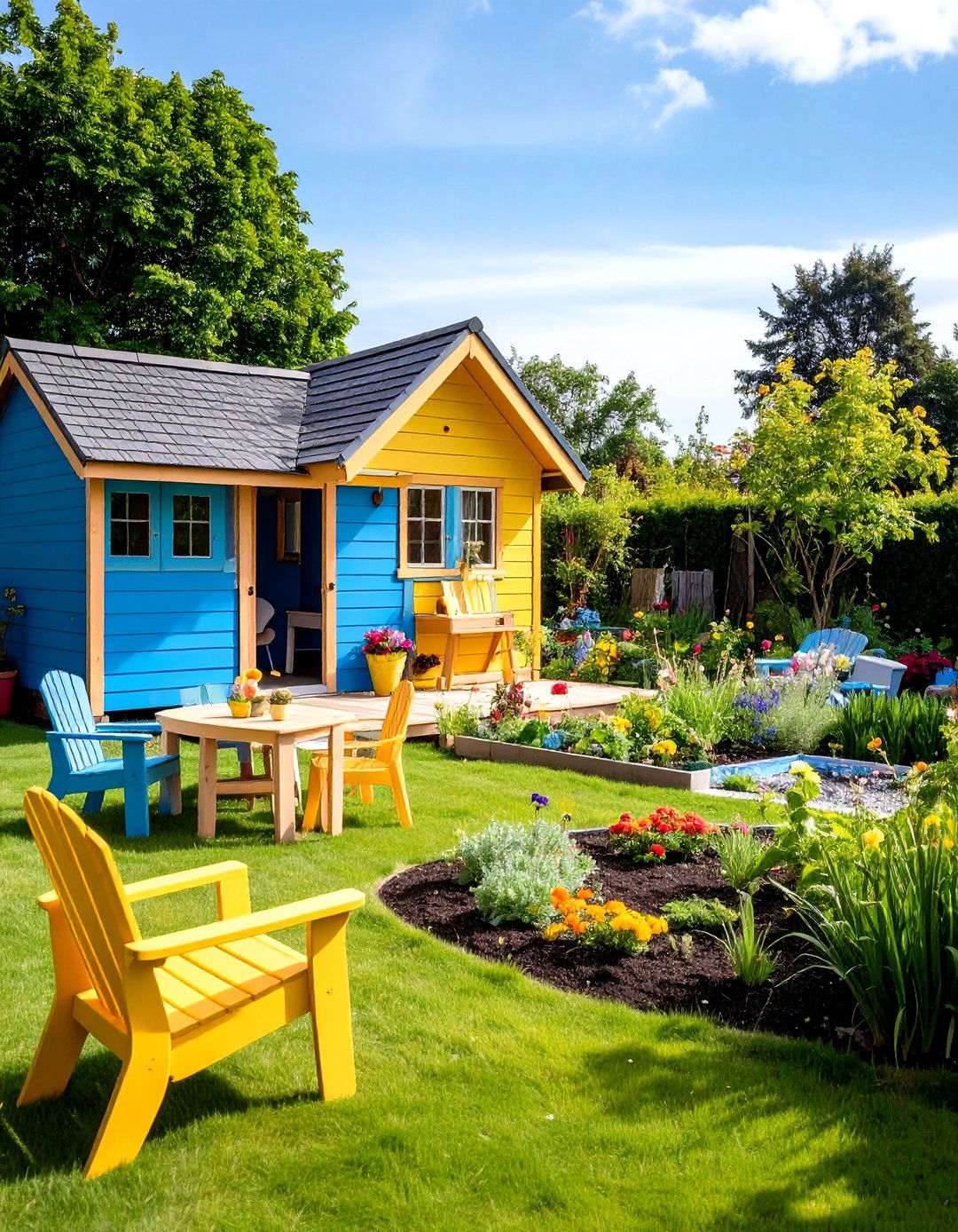 A Child Friendly Family Garden - 30 garden landscaping ideas