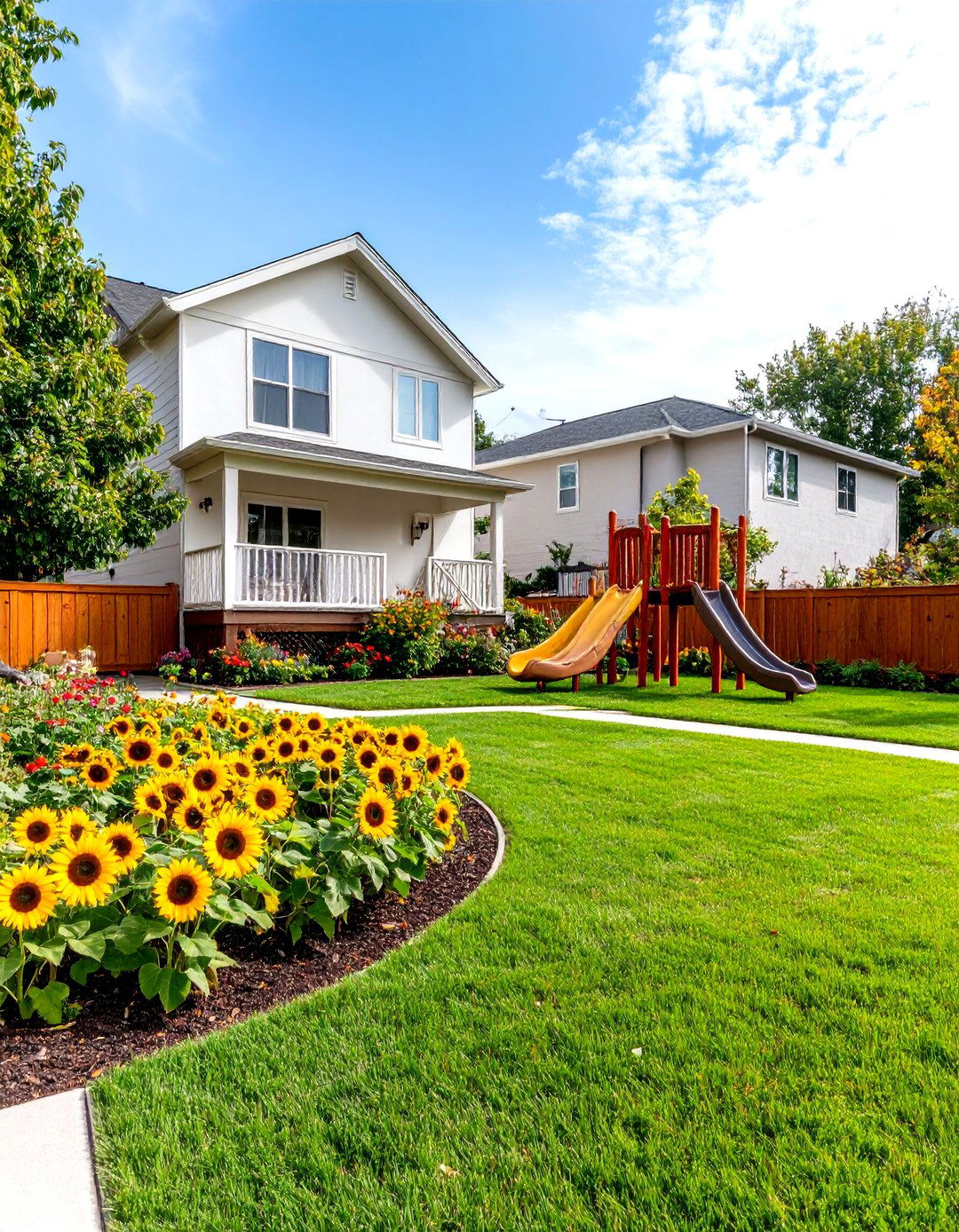 A Child Friendly Play and Garden Space - 30 landscape ideas for front of house