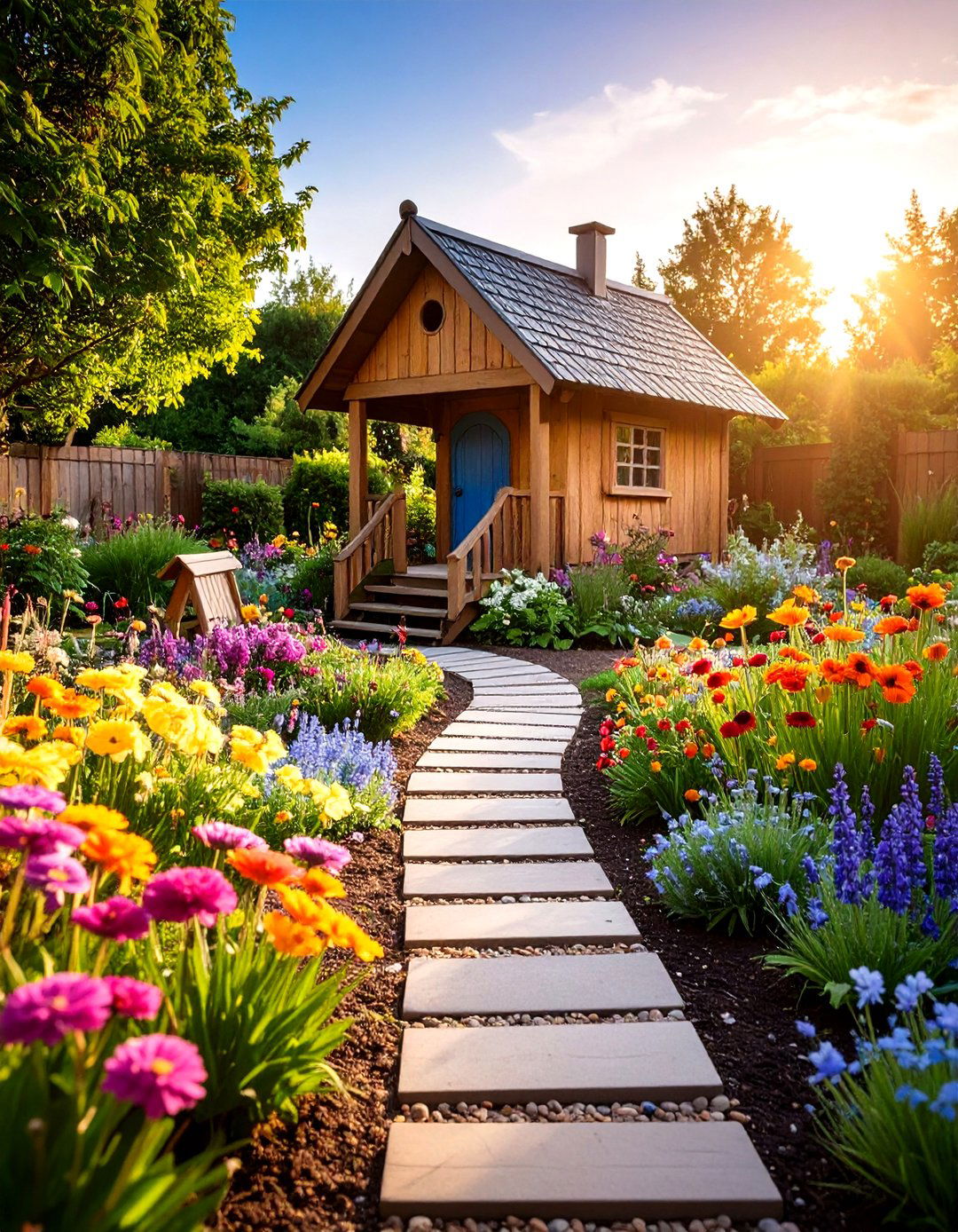 A Childrens Fantasy Garden - 30 garden decor ideas