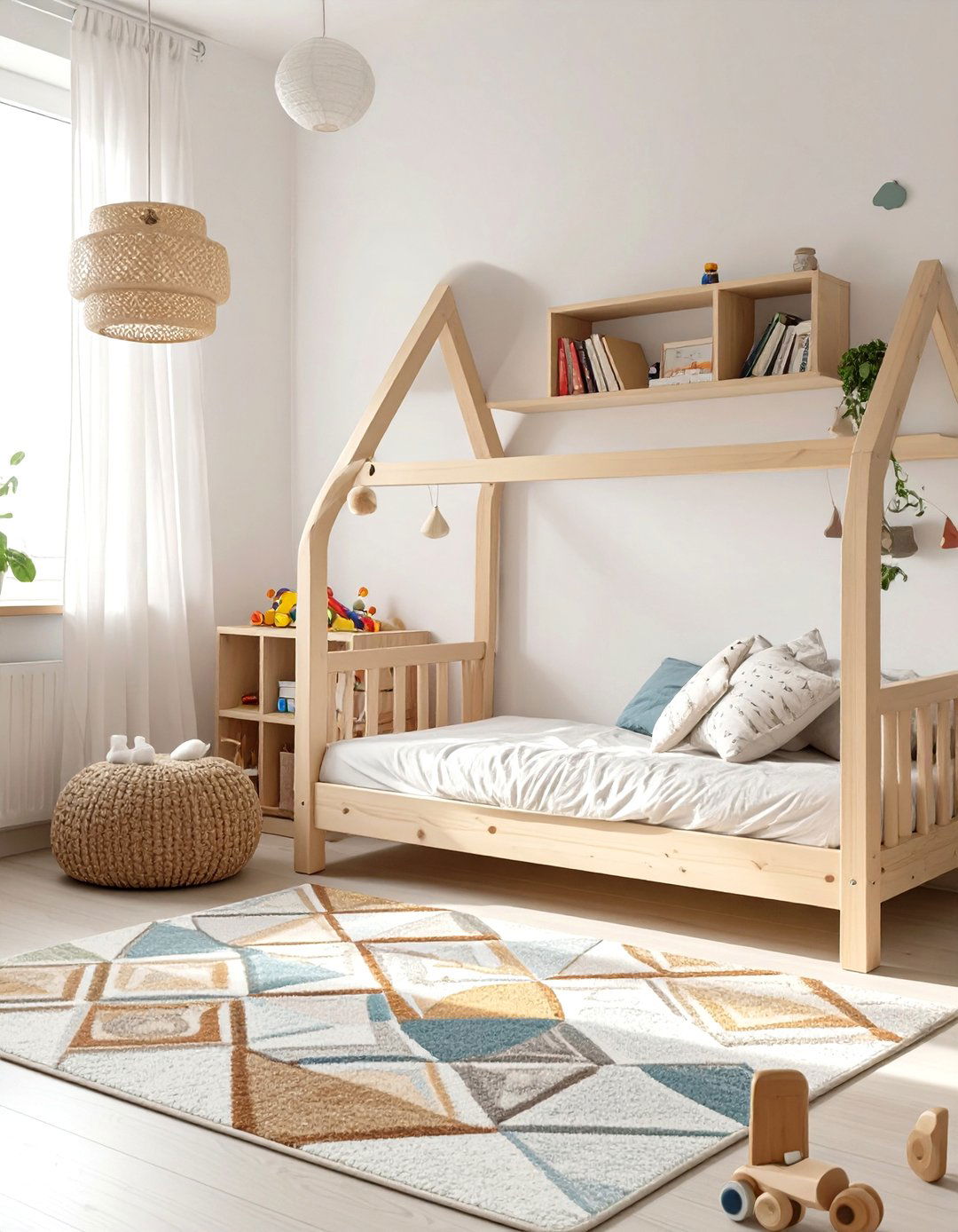 A Childs Bedroom with Playful Minimalism - 30 nordic interior design ideas