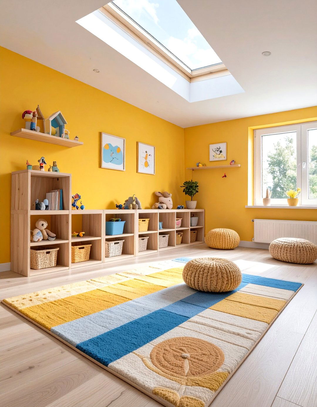 A Childs Playroom with a Solar Tube - 30 interior design with natural light ideas