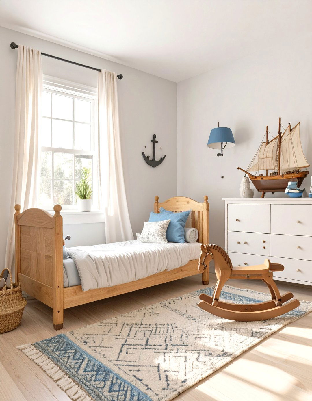 A Childs Room with Playful Colonial Themes - 30 american colonial interior design ideas