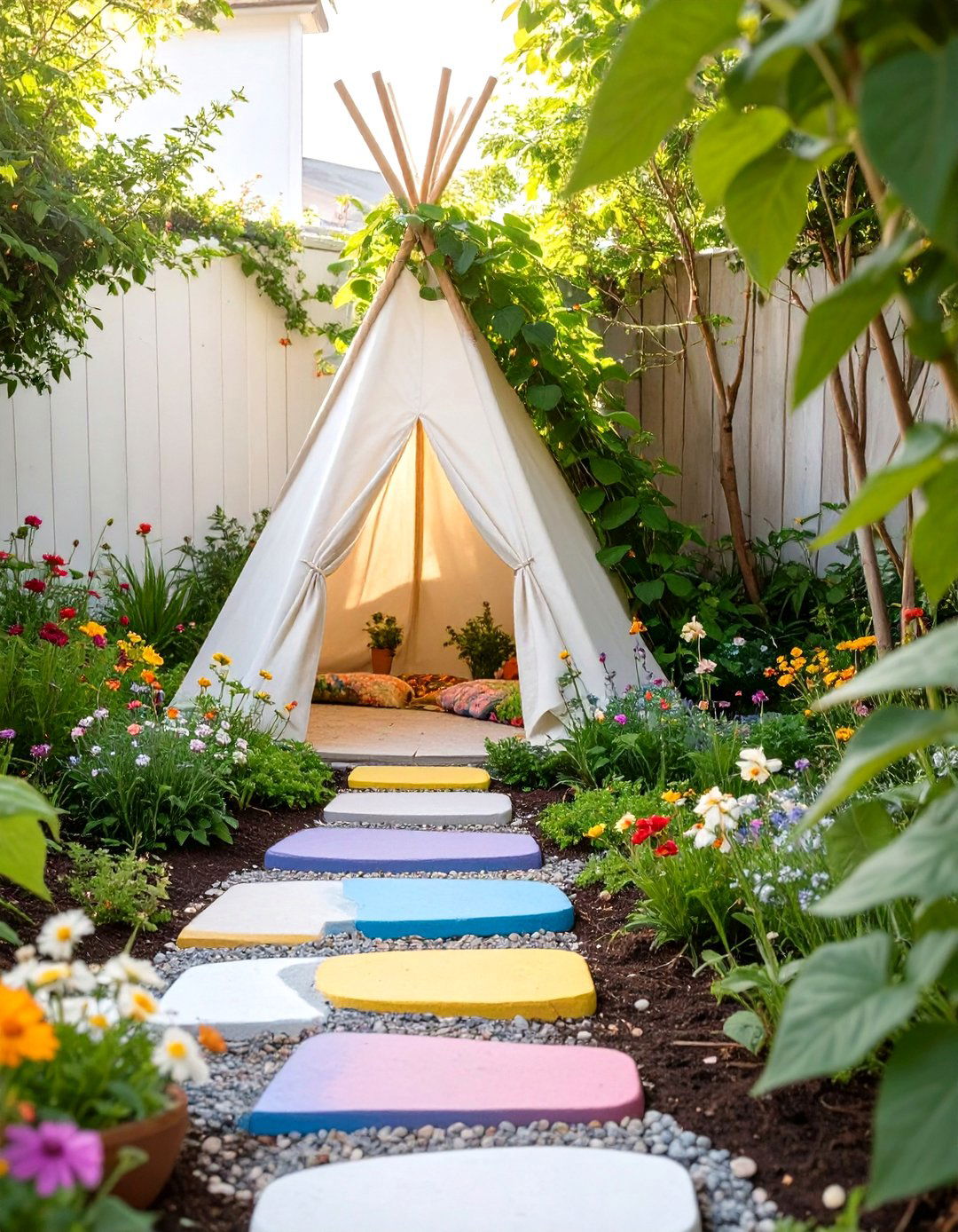 A Childs Secret Cottage Garden - 30 cottage garden ideas