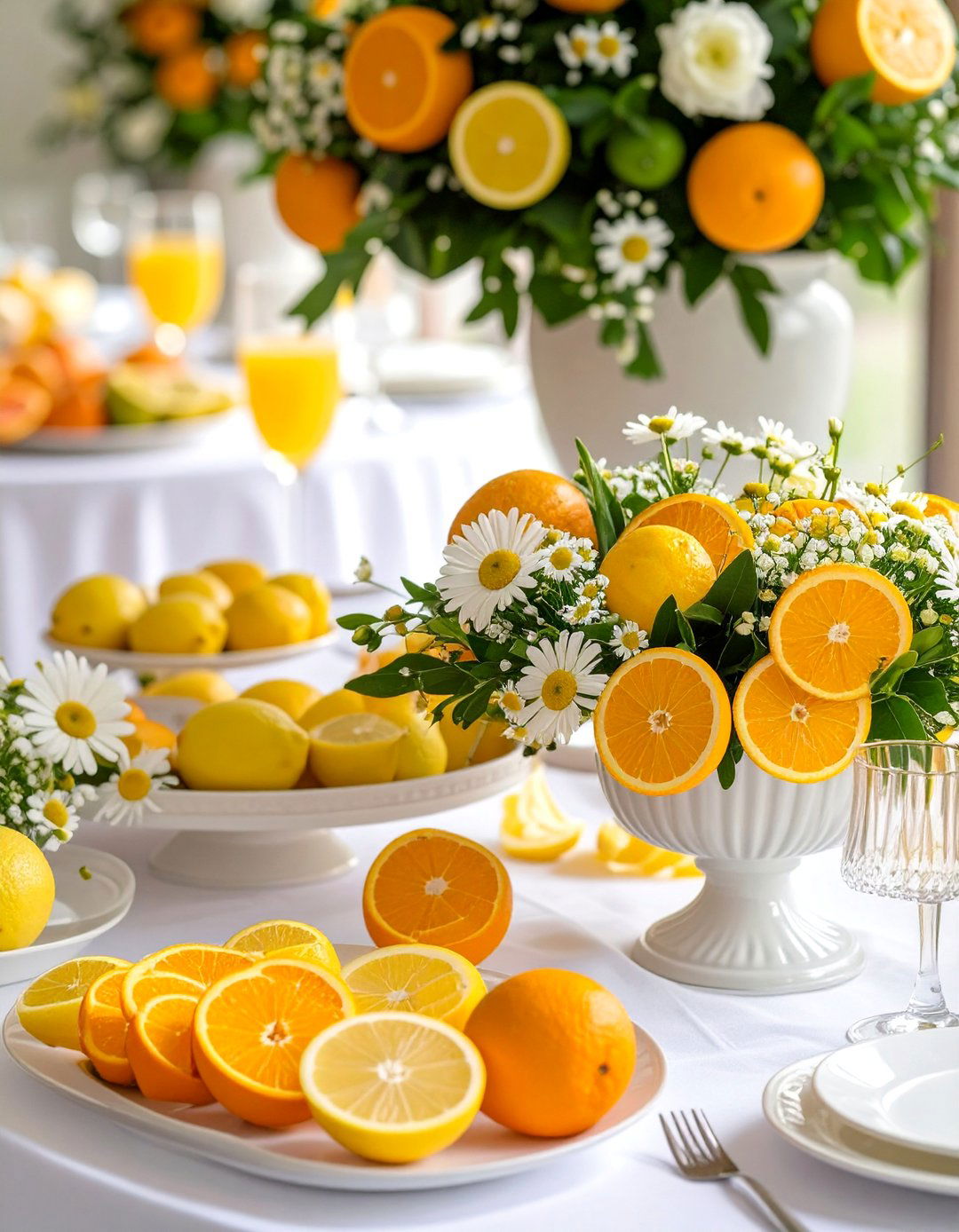 A Citrus and Blossoms Brunch - 30 baby in bloom baby shower ideas