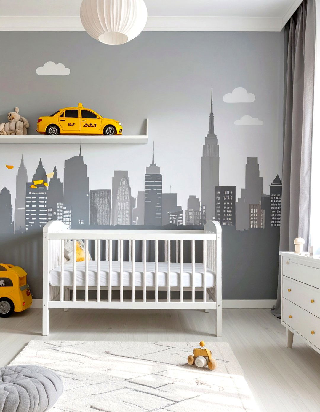 A Cityscape Nursery Theme - 30 nursery theme ideas