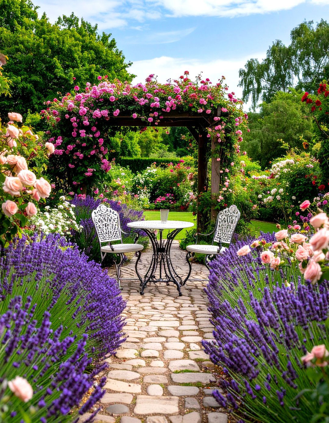 A Classic English Garden Nook - 30 how to design outdoor living spaces ideas
