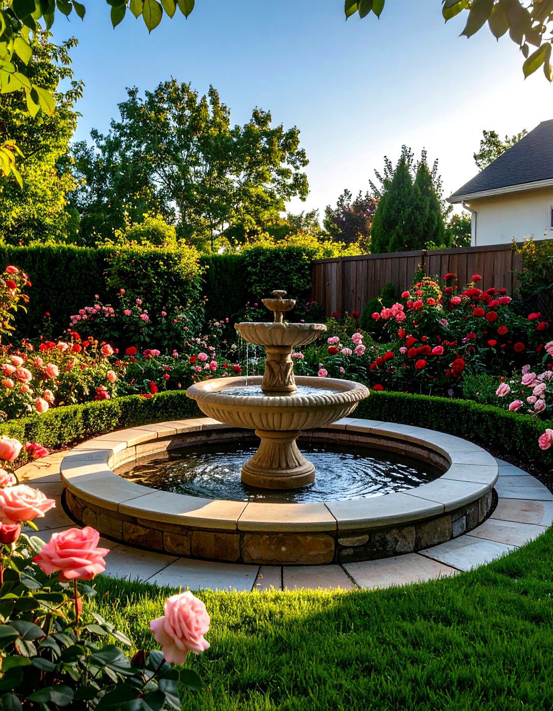A Classic Rose Garden - 30 backyard garden ideas