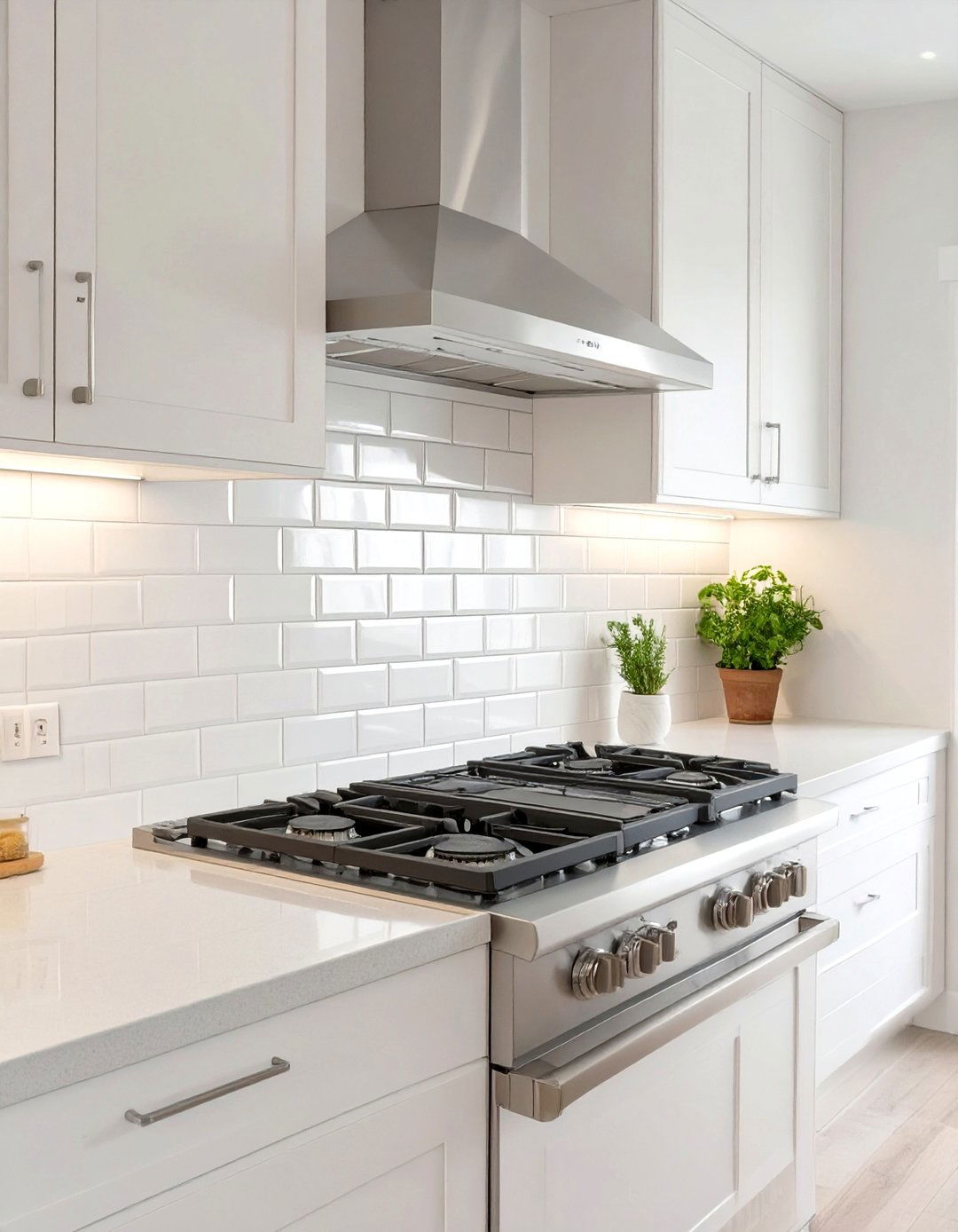 A Classic Subway Tile Backsplash - 30 transitional kitchen design ideas