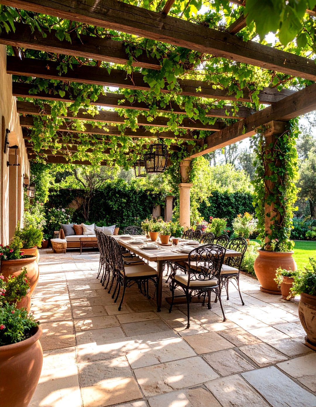 A Classic Tuscan Style Backyard Patio - 30 backyard inspiration