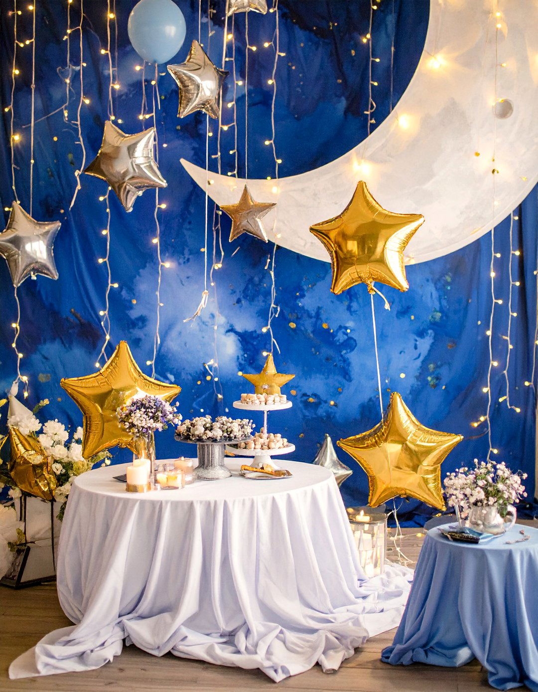 A Classic Twinkle Twinkle Little Star Shower - 30 baby girl baby shower ideas