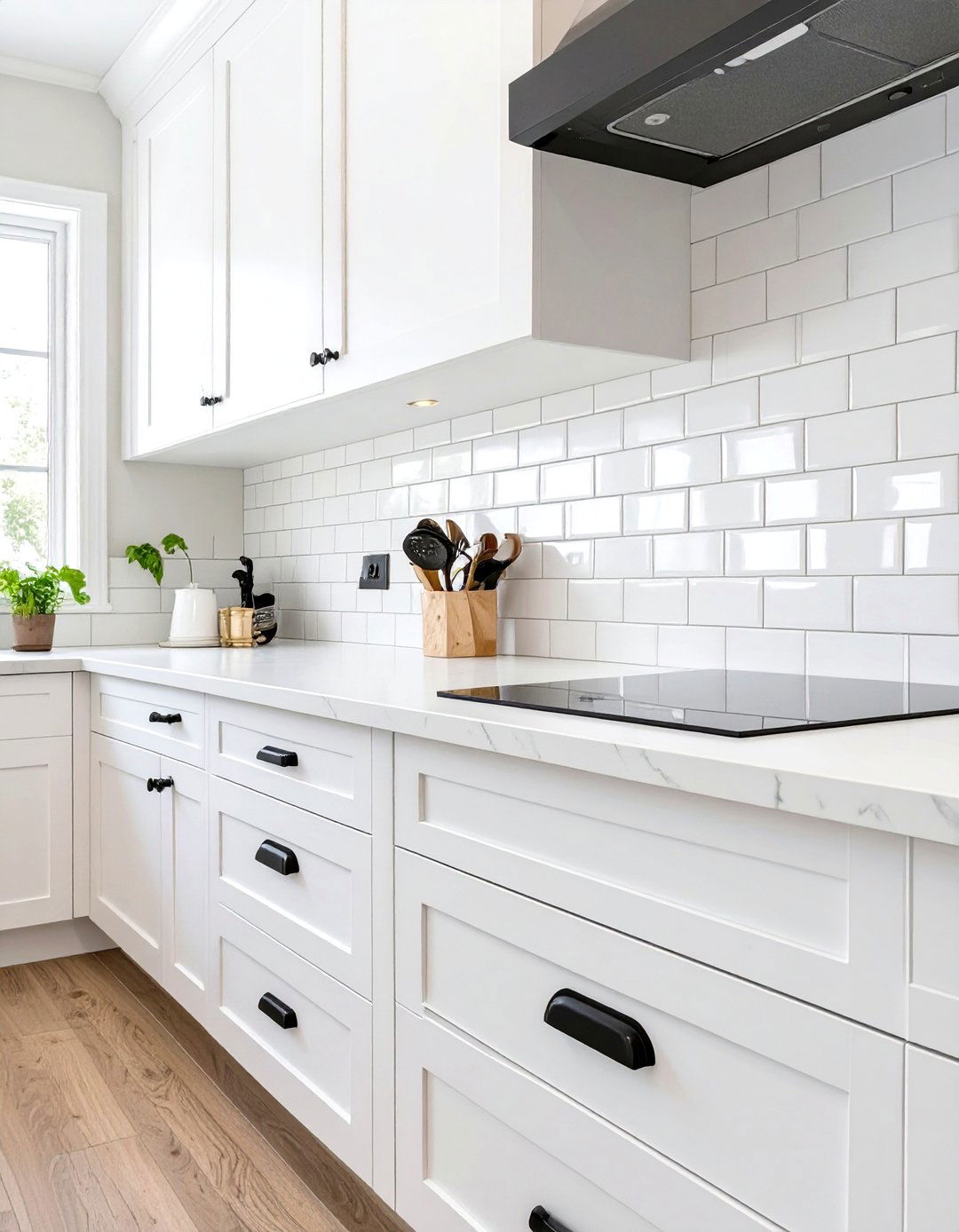 A Classic White Kitchen Refresh - 30 low cost simple kitchen designs
