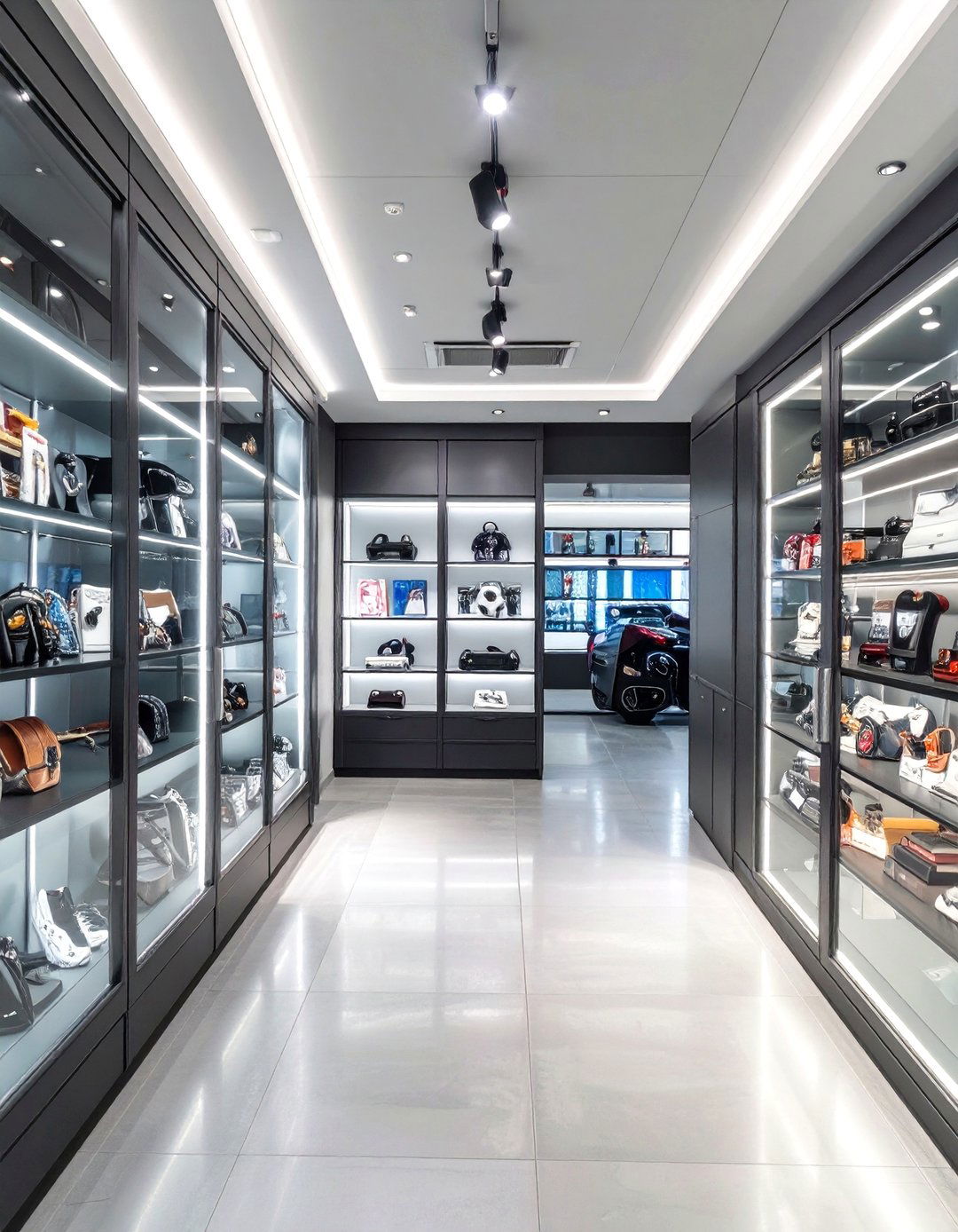 A Climate Controlled Collectors Showroom - 30 garage room ideas