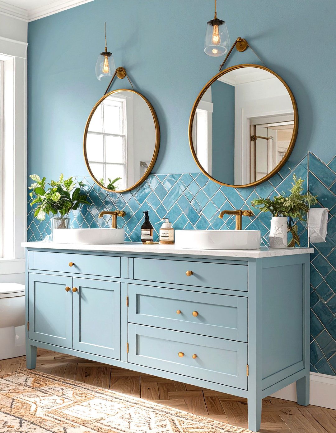A Coastal Bathroom Elevation Concept - 30 interior design sketches ideas