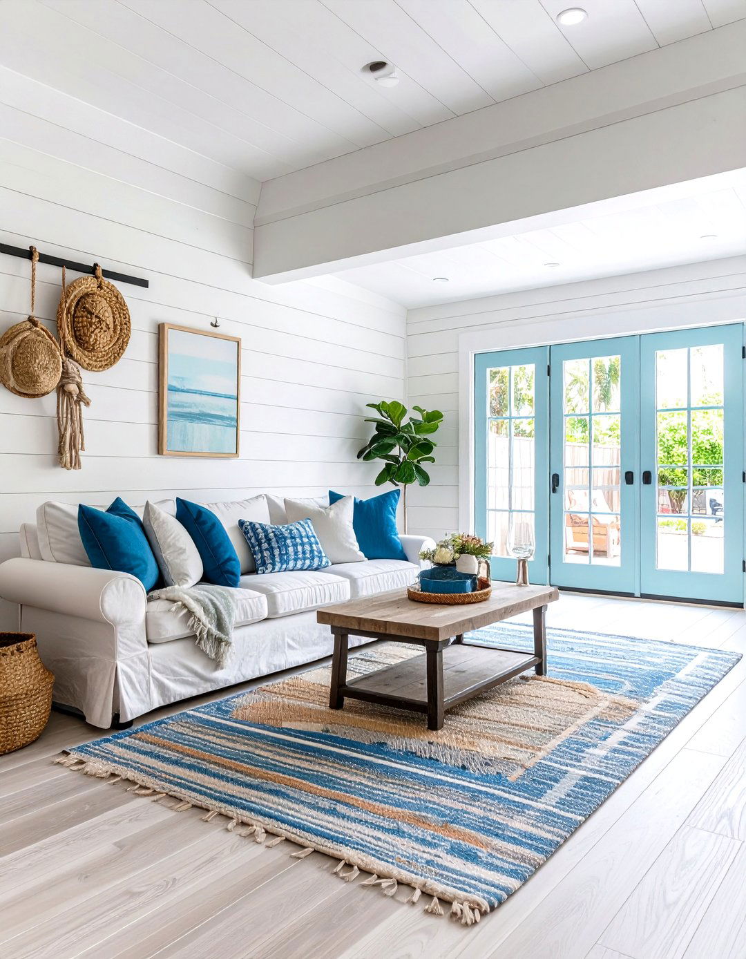 A Coastal Beach House Basement - 30 ai basement remodel ideas