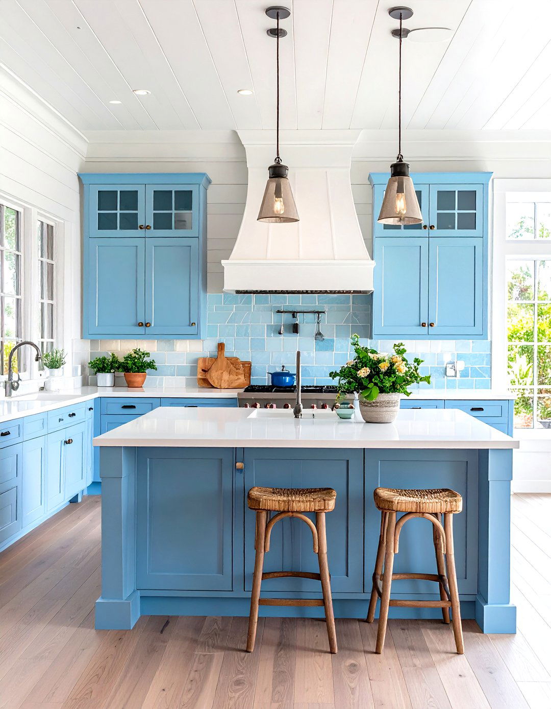 A Coastal Beach House Kitchen - 30 limited space small l shaped kitchen design ideas