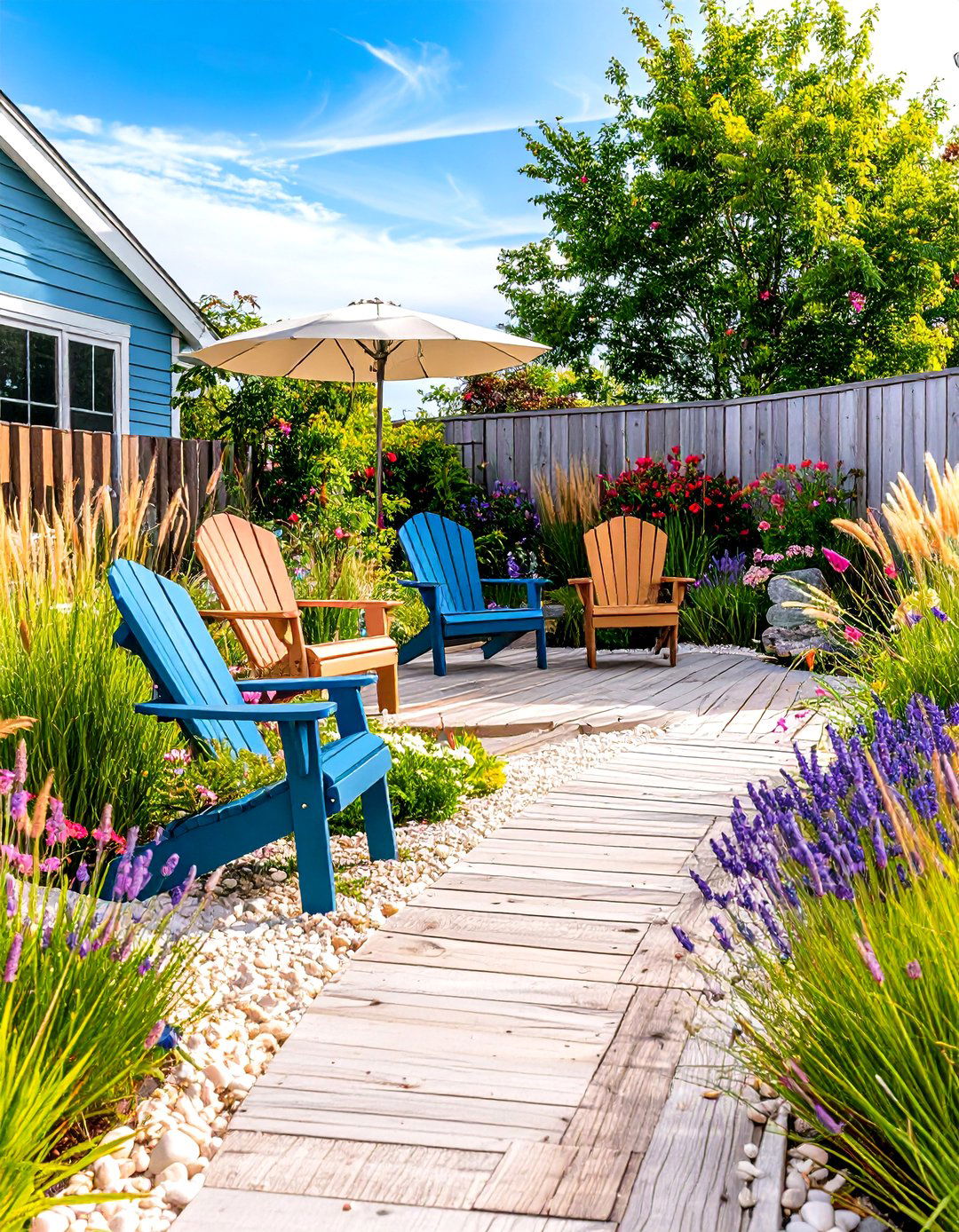 A Coastal Beach Inspired Yard - 30 diy landscaping ideas