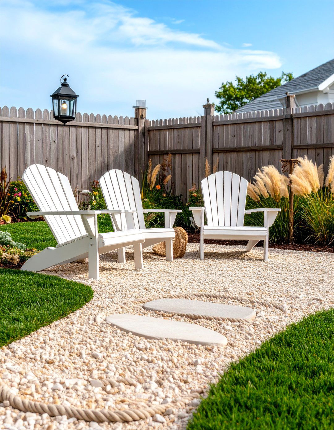 A Coastal Beach Inspired Yard - 30 backyard ideas for small yards