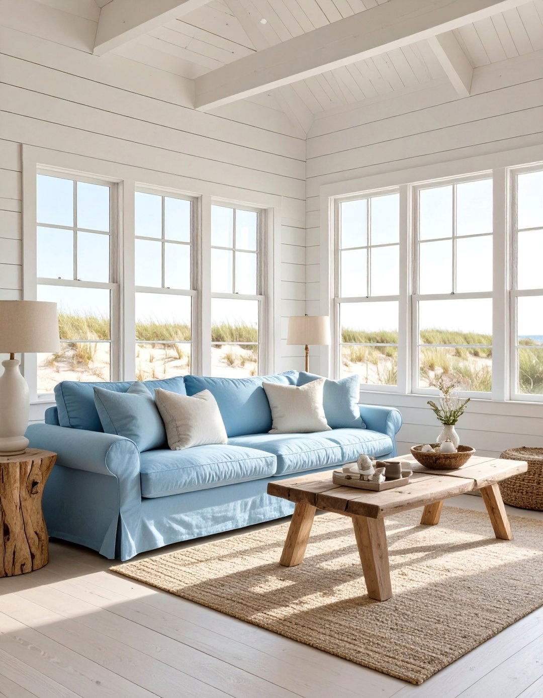 A Coastal Beachwood Cabin Vibe - 30 cabin interior design ideas