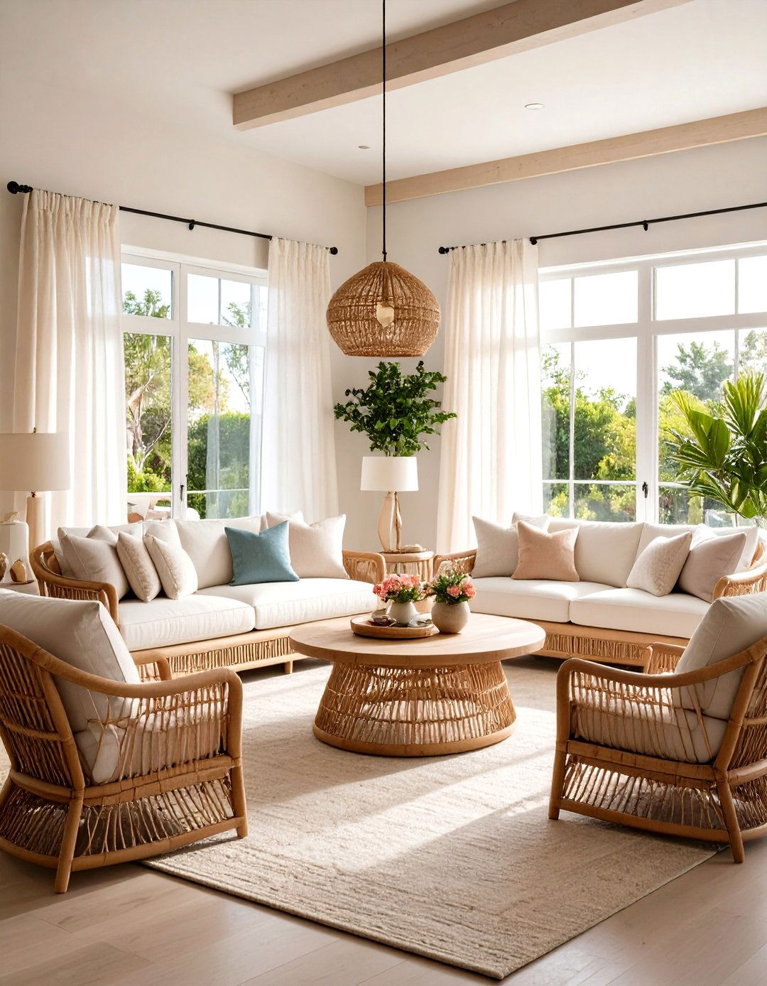 A Coastal Formal Living Room