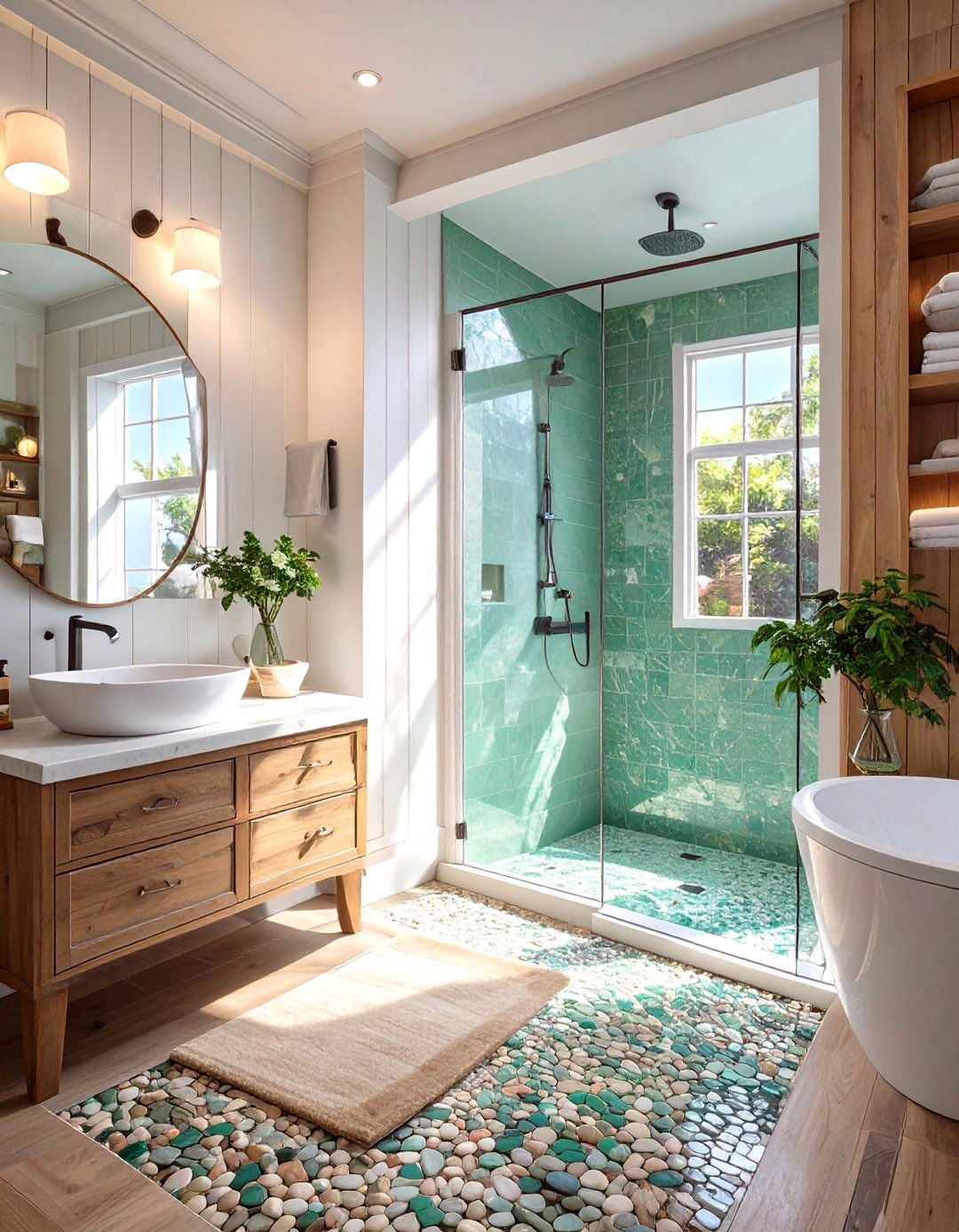 A Coastal Inspired Bathroom - 30 luxury bathroom ideas