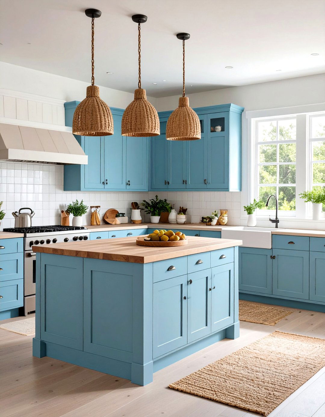 A Coastal Inspired Compact Kitchen - 30 kitchen ideas for small spaces