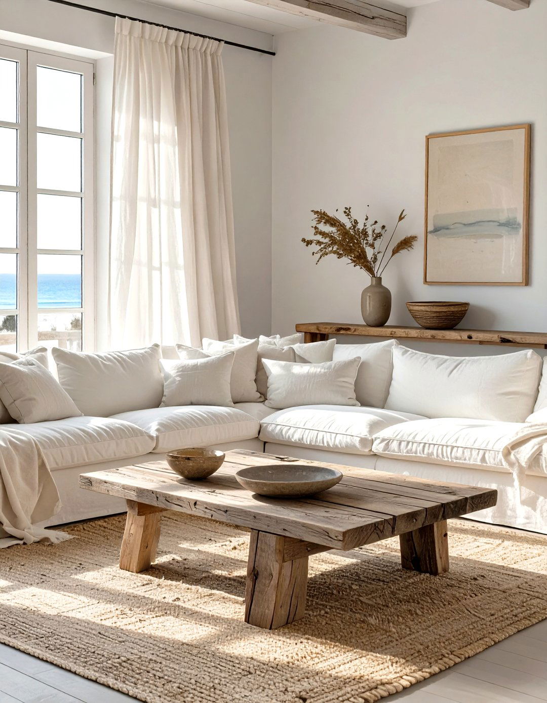 A Coastal Minimalist Living Room - 30 minimalist living room ideas