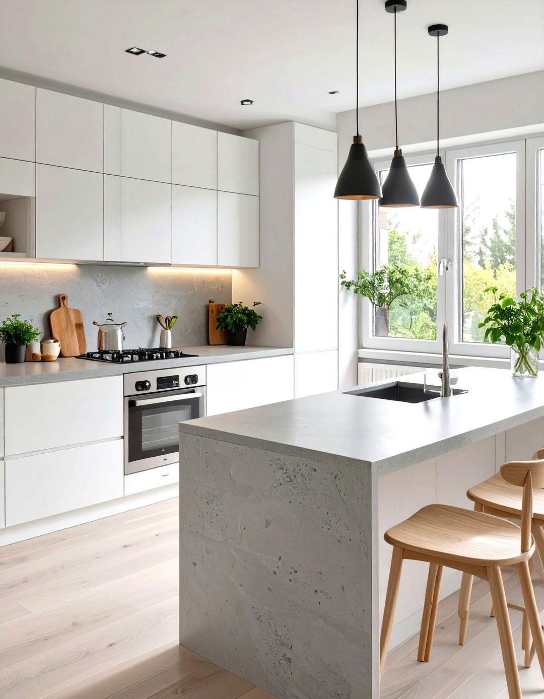 A Cohesive Look with Ikea EKBACKEN Countertops - 30 small ikea kitchen ideas
