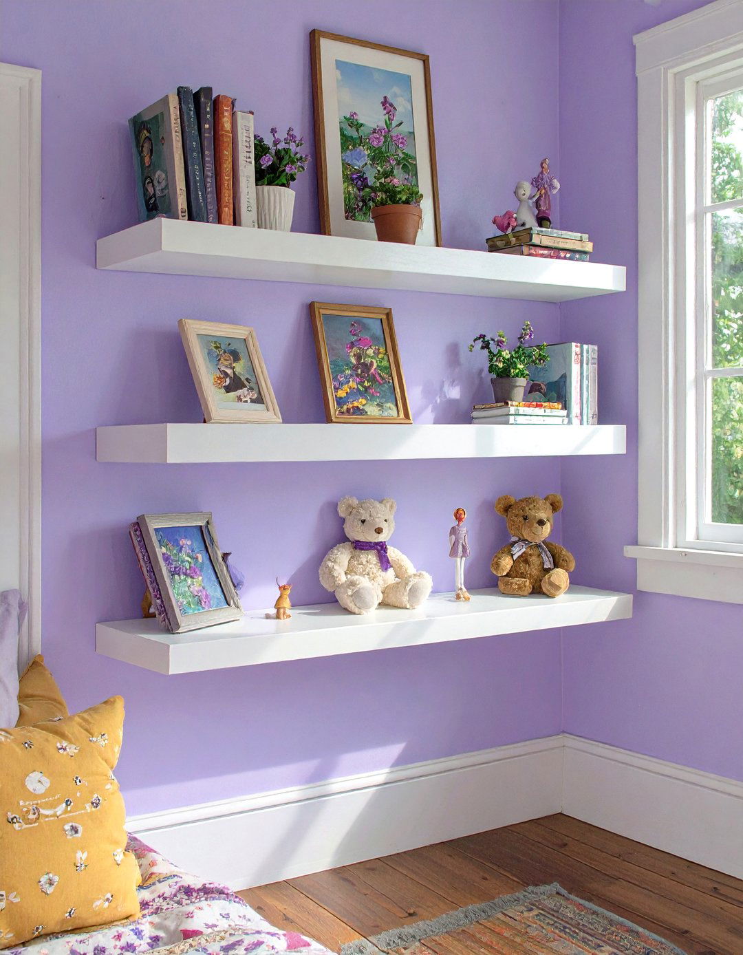 A Collection Display Ledge System - 30 tween girl room ideas