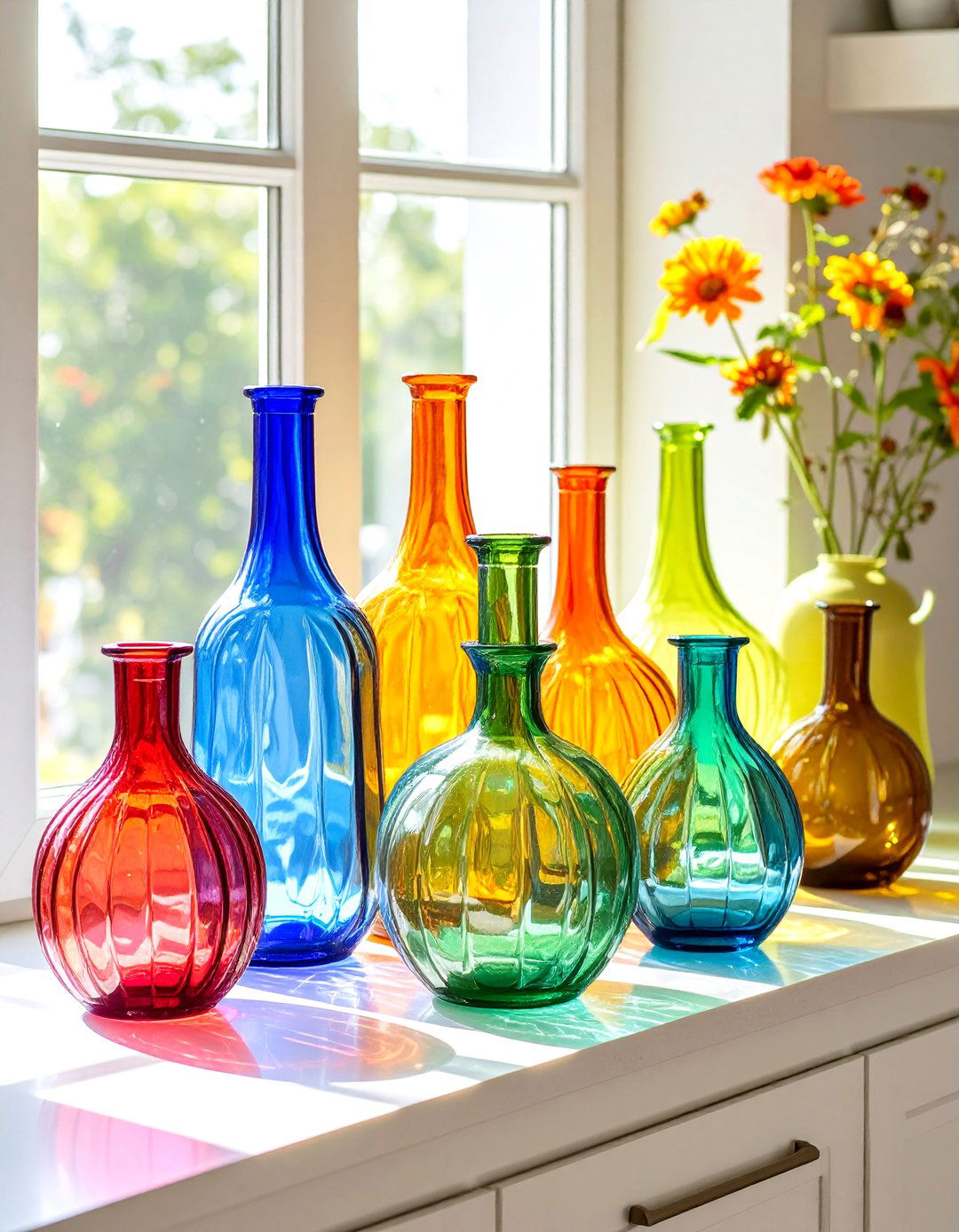 A Collection of Colorful Glassware - 30 what is maximalist interior design ideas