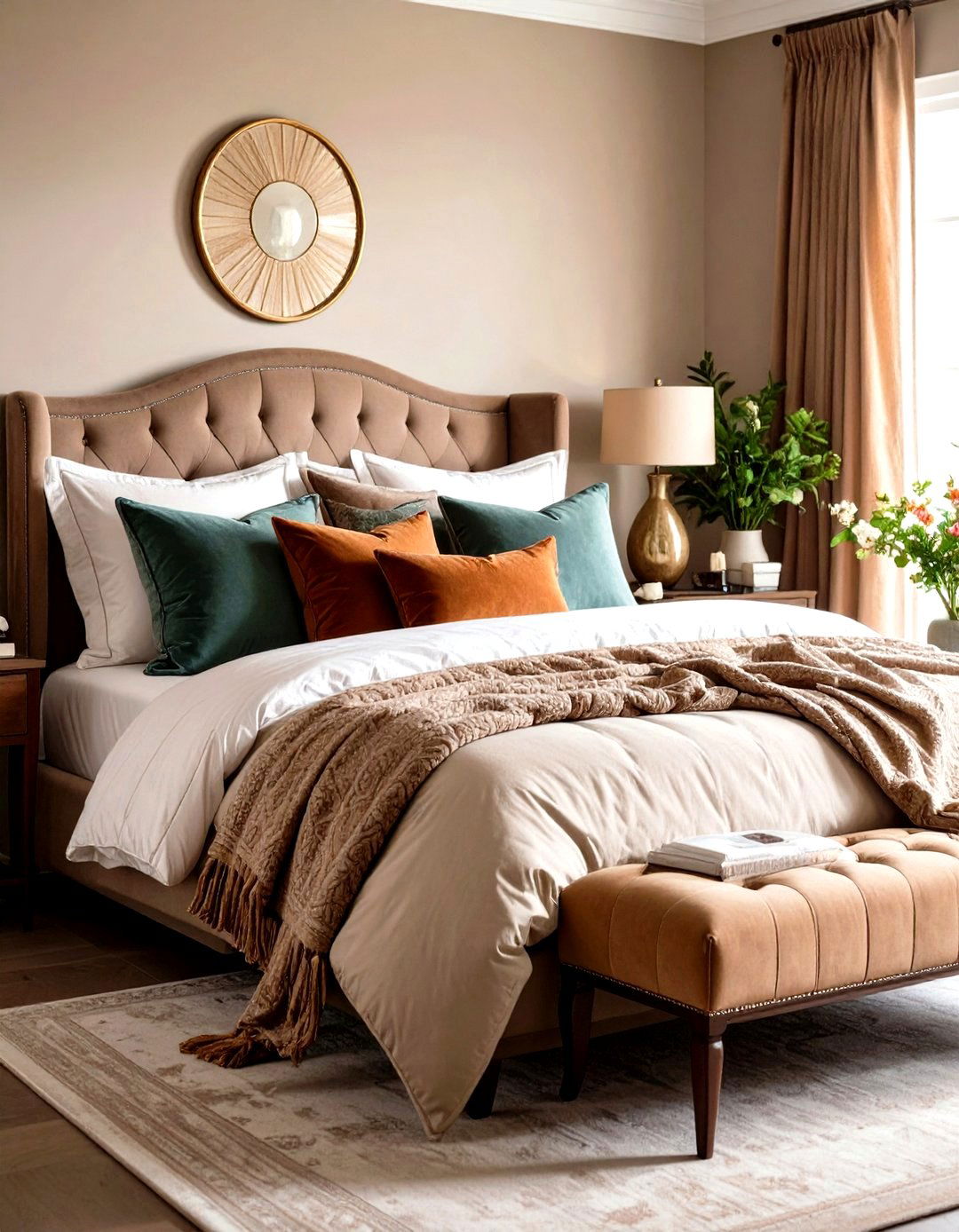A Collection of Soft Pillows - 30 romantic warm and cozy bedroom ideas