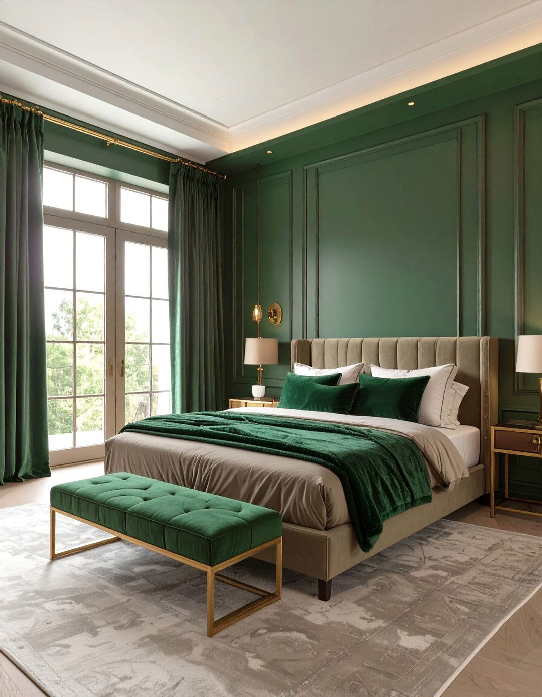 A Color Drenched Bedroom Concept - 30 master bedroom decorating ideas