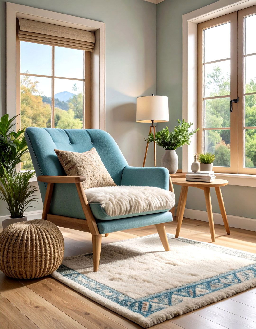 A Comfortable Bedroom Seating Nook - 30 relaxing bedroom ideas
