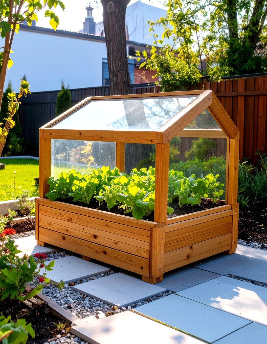 A Compact Cold Frame for a Small Patio - 30 small patio garden ideas