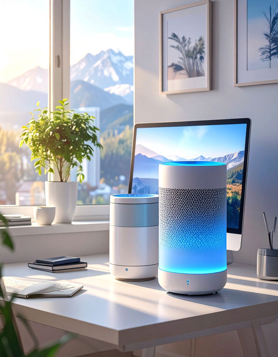 A Compact Personal Air Purifier - 30 office  gift ideas