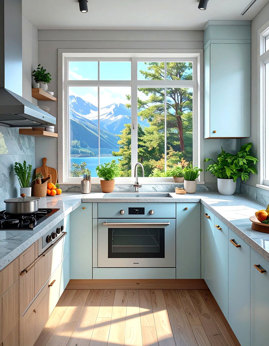 A Compact Two Burner Cooktop - 30 tiny home kitchen ideas