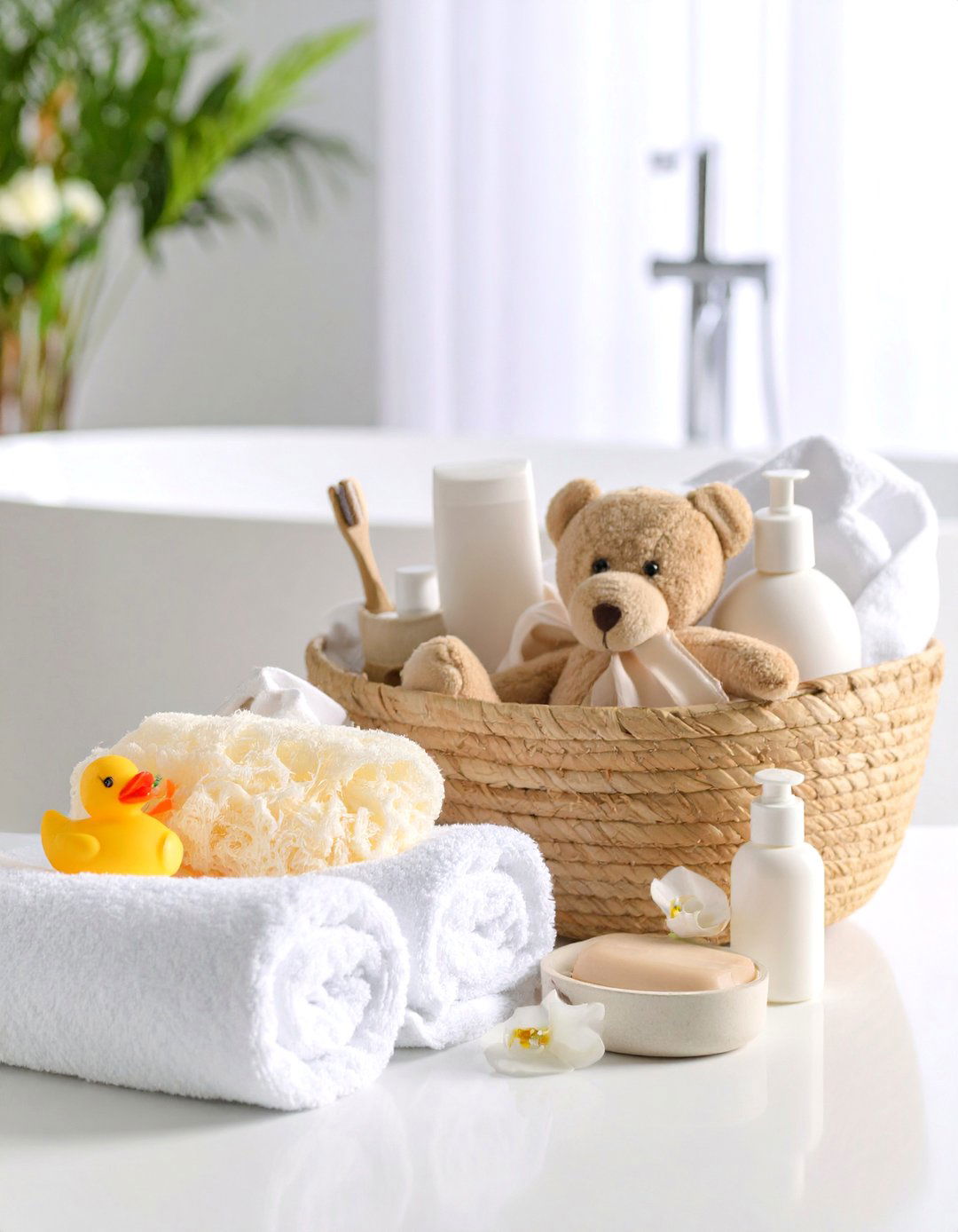 A Complete Baby Bath Time Set - 30 gift ideas for baby shower